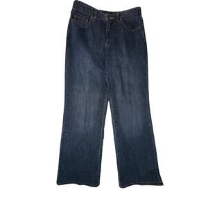 Talbots Barely Boot Jeans Sz 6P Petite Stretch Denim Vtg Classic Fit Dark Wash
